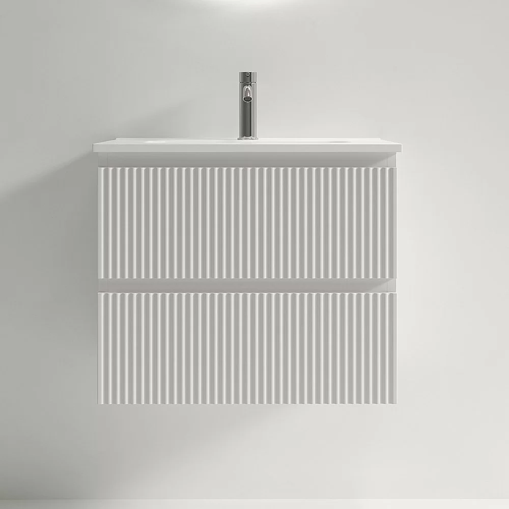 Тумба с раковиной Sancos Snob R SNR60/39W/CN7025 Bianco