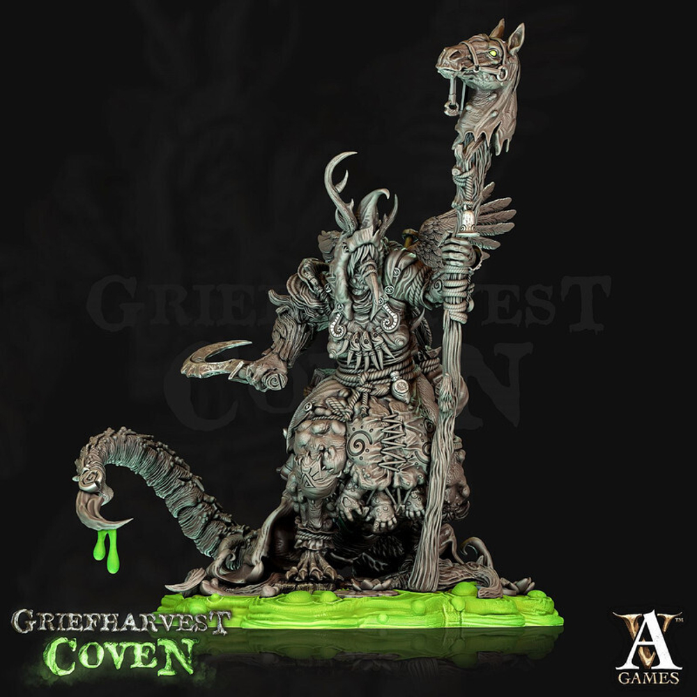 Grand Alliance Chaos Maggotkin of Nurgle Chaos Daemons Чумной демон миниатюра для dnd, днд, pathfinder, фентези, Настольная игра, НРИ, Варгейм, РПГ