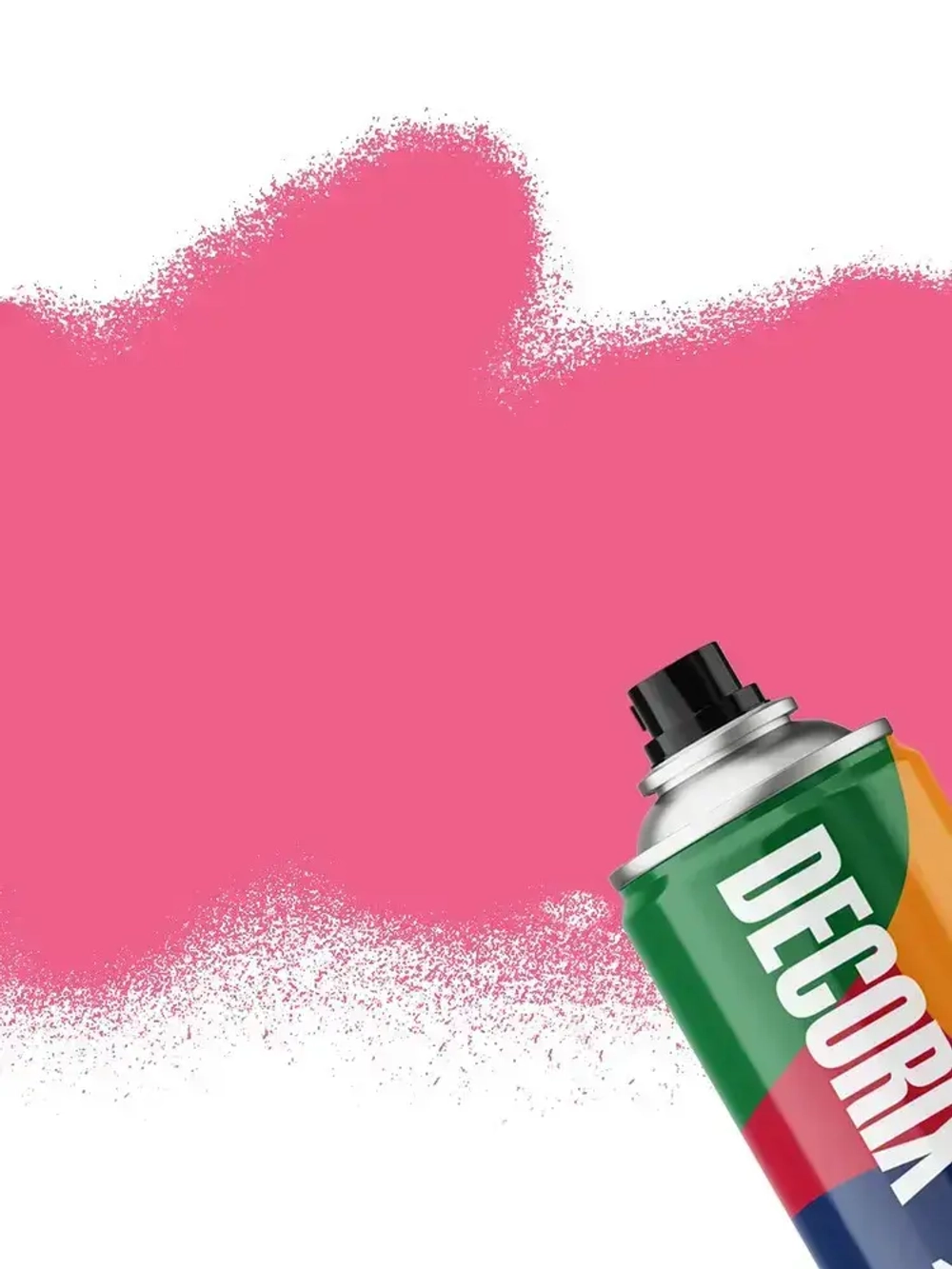 Краска малиновая в баллончике глянцевая акриловая DECORIX - эмаль аэрозольная для любых поверхностей 520 мл