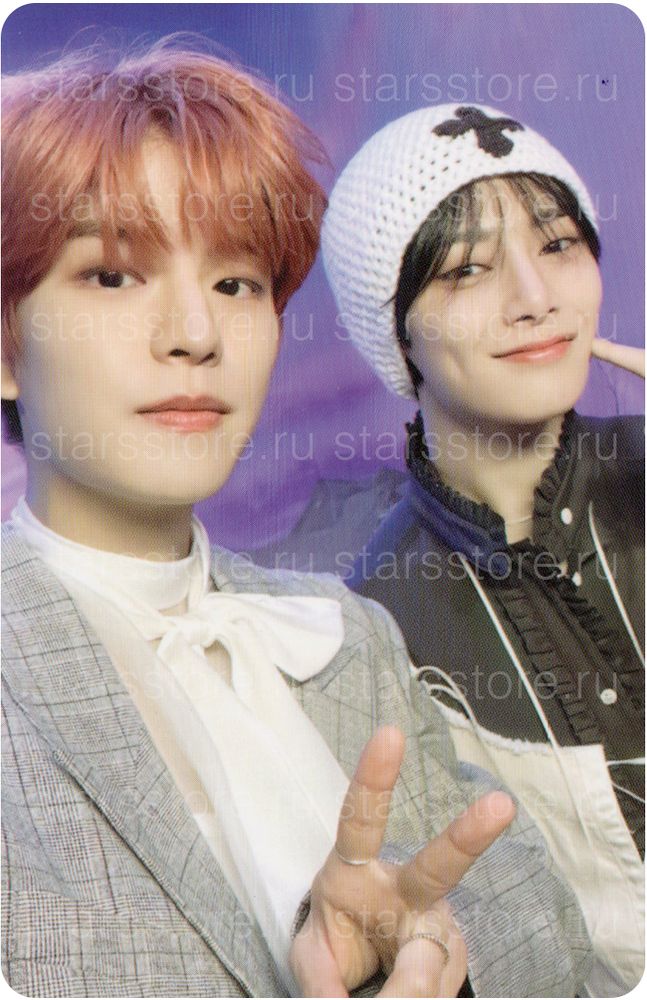 Фотокарта Seungmin & I.N Stray Kids - ROCK-STAR Фотокарта Seungmin & I.N Stray Kids - ROCK-STAR