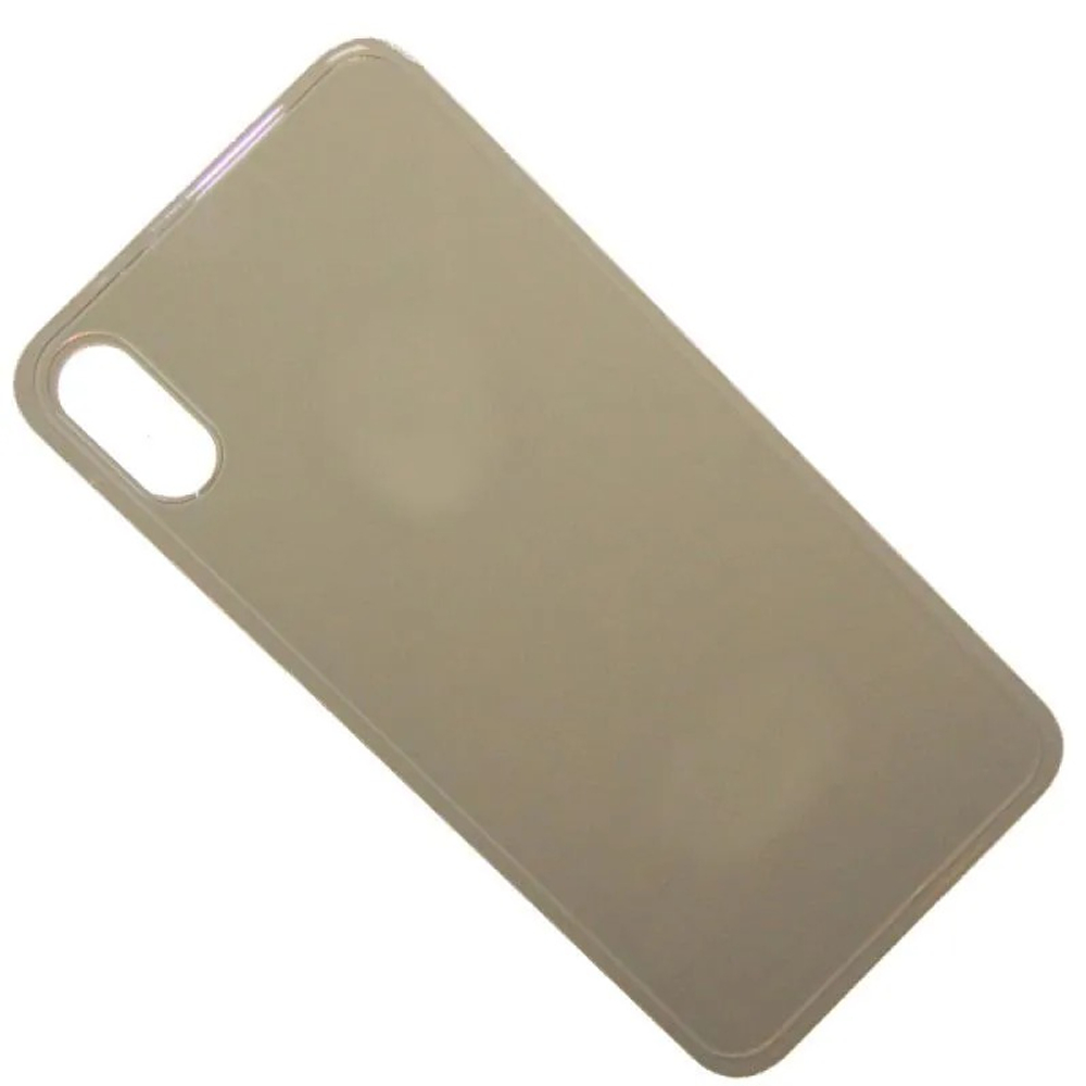 Задняя крышка для Apple iPhone Xs Золото (широкий вырез под камеру) - Премиум