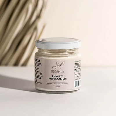 Рикотта миндальная "Prana", 200 мл