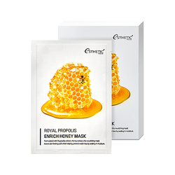 Esthetic House Маска тканевая мед и прополис - Royal propolis enrich honey mask, 25мл