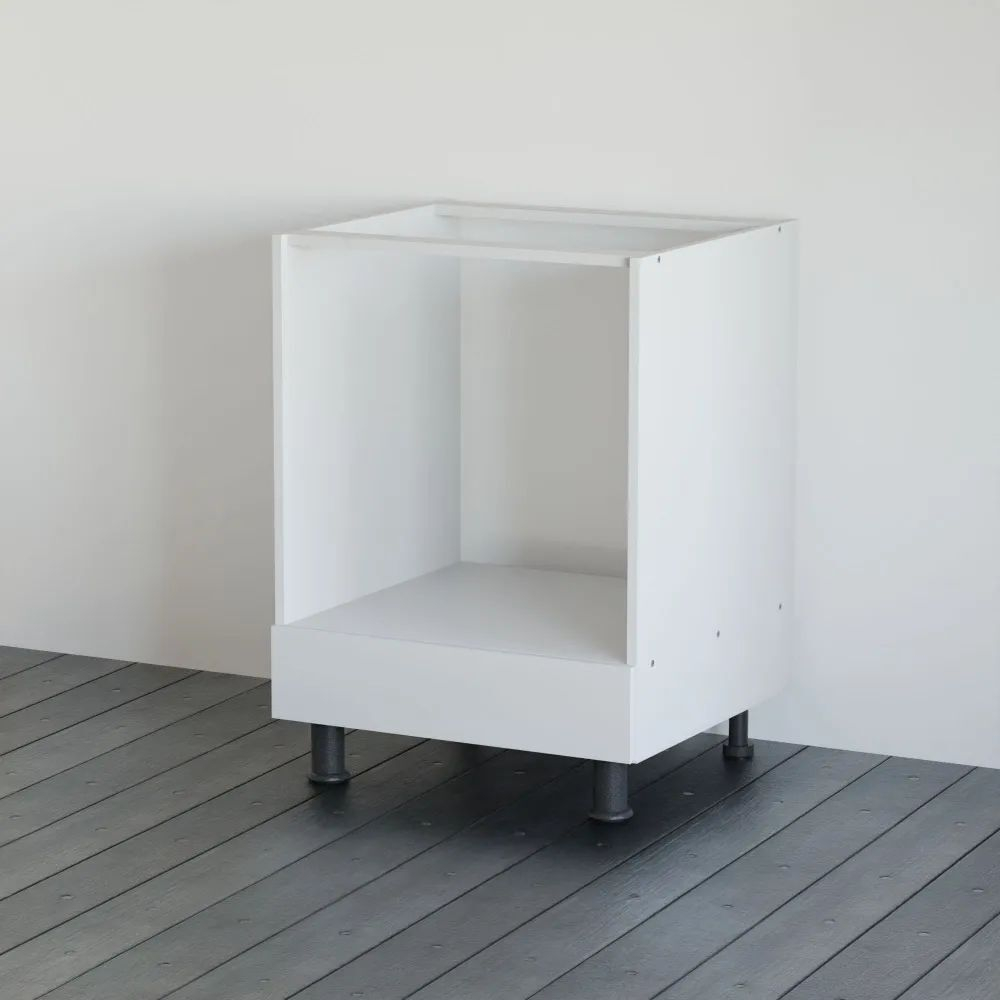 Кухня Валенсия 340 см (12 модулей) без столешницы / белый ЛДСП, массив дуба