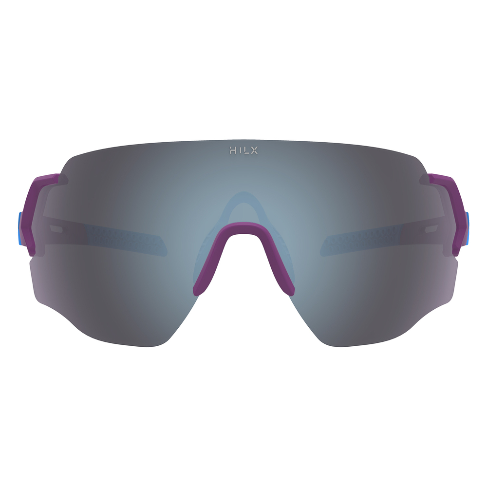 HILX Savage (L) / Matt Purple Blue / Silver Lens