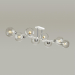 4517/8C MODERNI LN20 187 белый, хром Люстра потолочная E14 8*40W 220V ALANA