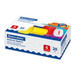 Краски акриловые для рисования и хобби BRAUBERG 6 цветов по 20 мл, 191601