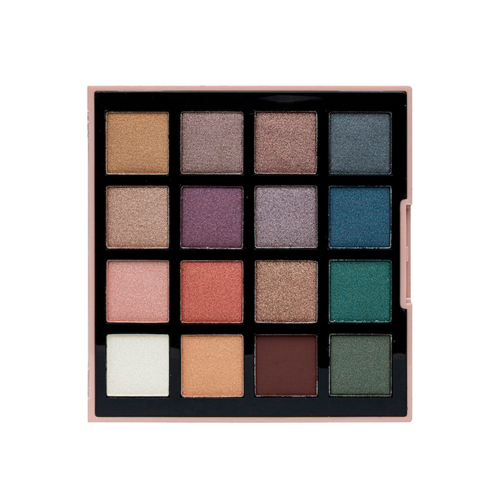 Тени для век DoDo Girl Professional Makeup тон 01, 16 цветов, 28,8 г