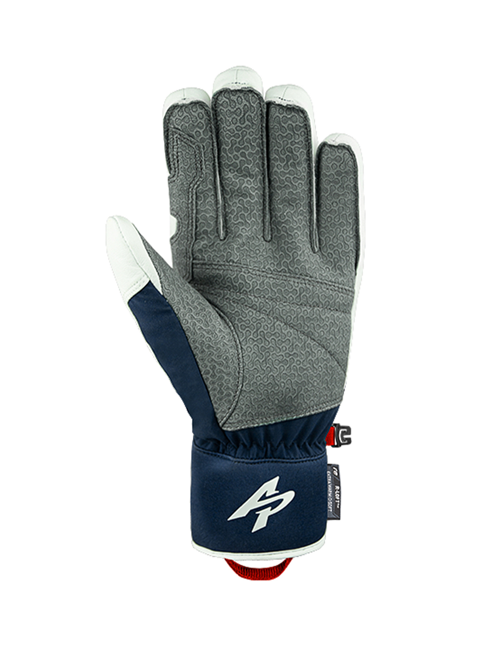 REUSCH 6301113_1027 Перчатки горнолыжные  Alexis Pinturault White/Dress Blue