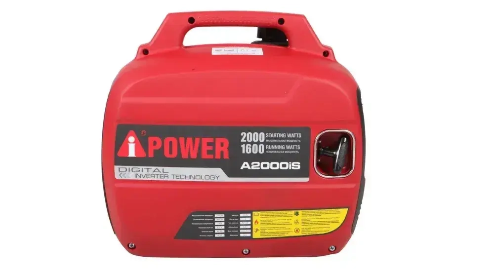 Инверторный бензиновый генератор A-iPower A2000IS с ручным запуском, , бесщеточный, 2.0 кВт / 2.0 кВА, cosF 1, 230В, 20301