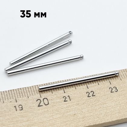 Подвеска Палочка, родиевое покрытие, размер 35*2 мм, цена за 1 шт