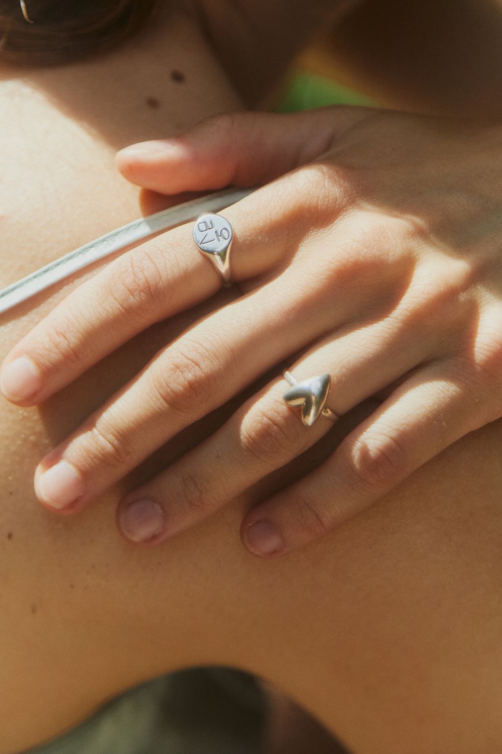 Кольцо Объемное Сердце