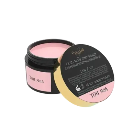 Гель камуфлирующий самовыравнивающийся Тон №14 15мл темно-розовый (холодный) ОПЦИЯ