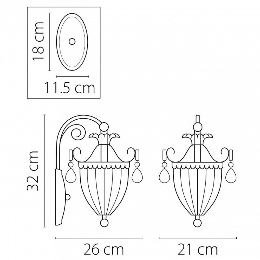 Бра Lightstar Schon 790614
