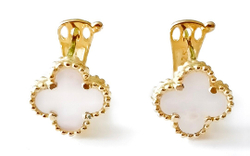 Серьги из серебра с золотым покрытием