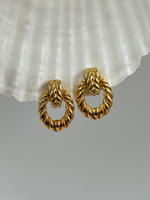 Клипсы в стиле door-knocker Christian Dior