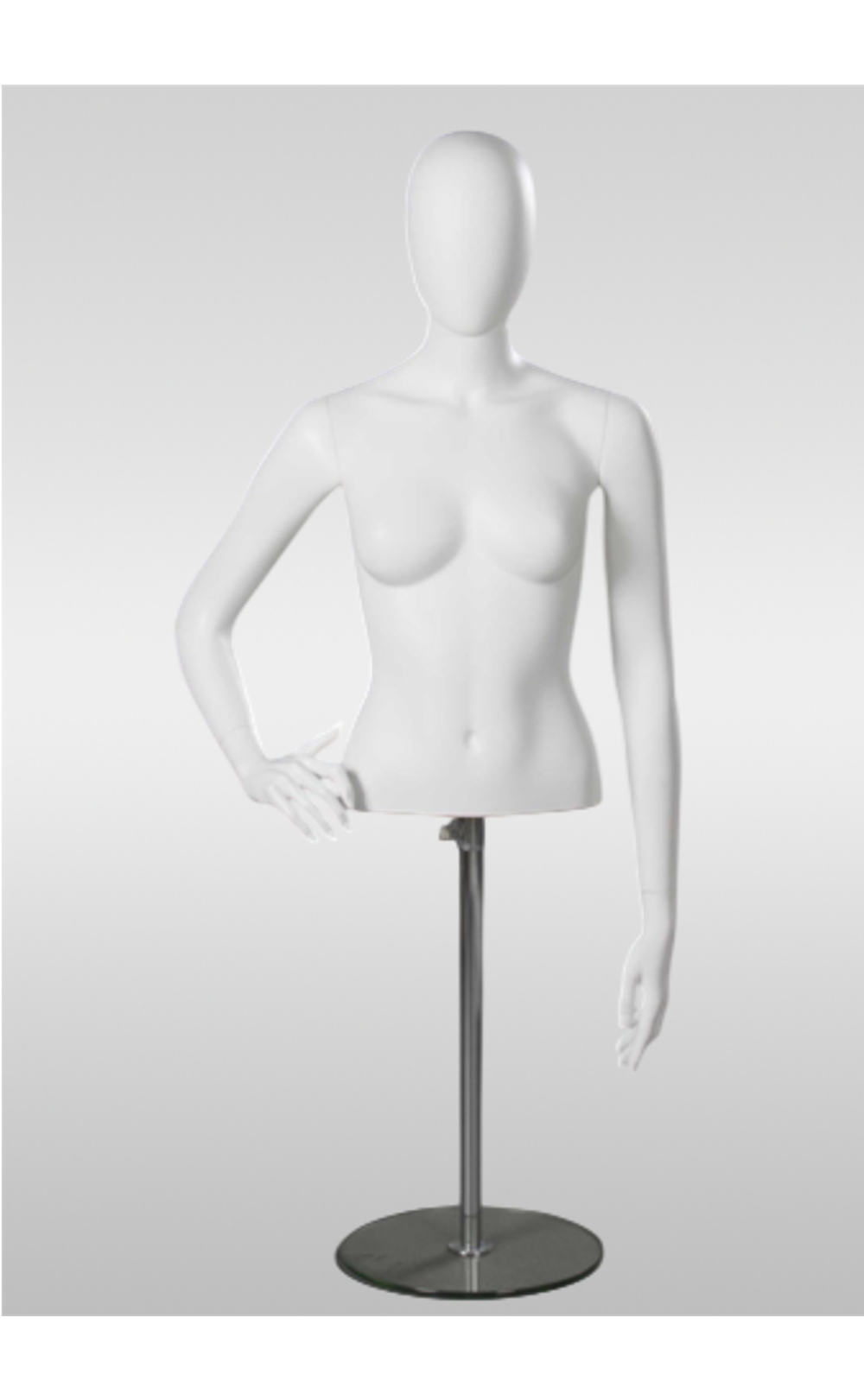 Торс женский укороченный Тина 3\Белый матовый