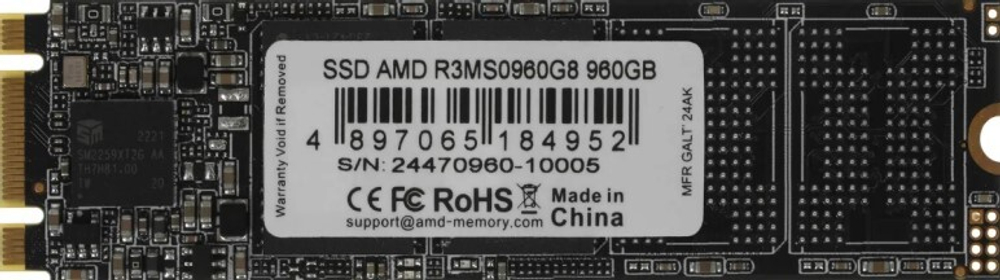 Накопитель SSD M.2 2280 AMD R3MS0960G8