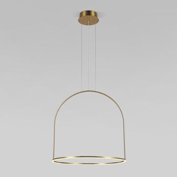 Подвесной светодиодный светильник 35W 3300K/4200K/6500К 90323/1 латунь Over Eurosvet