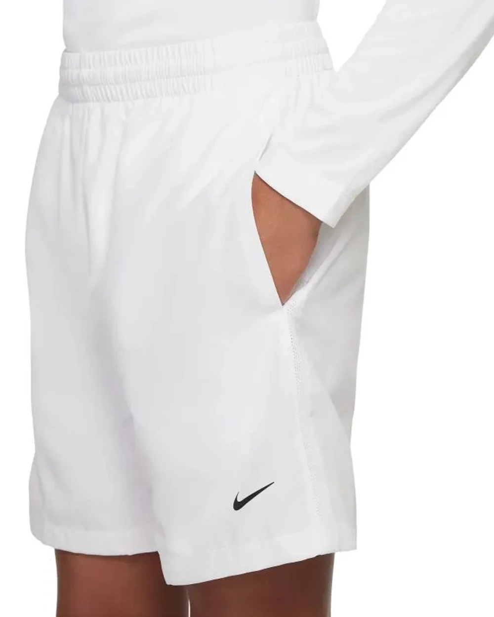 Детские теннисные шорты Nike Dri-Fit Multi+ Training - white/black