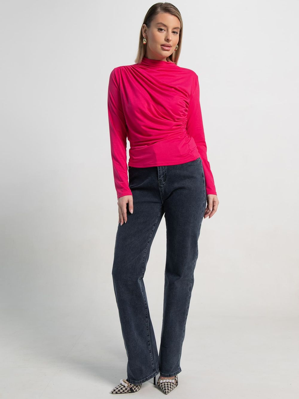 Лонгслив Тайна сердца (малиновый) Б15509-7М LT Collection