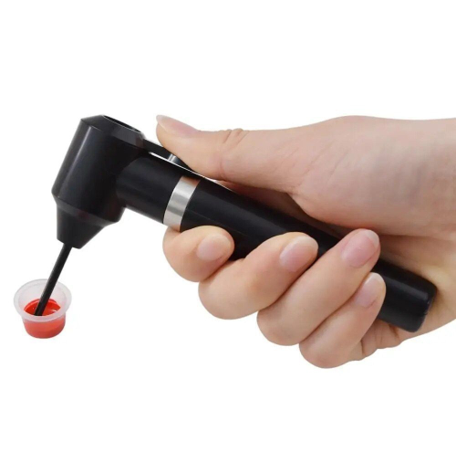 Миксер для смешивания краски (чёрный) с комплектом насадок