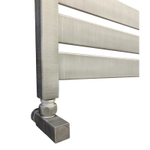 Полотенцесушитель Ника MODERN ЛМ-7 100/50 Matt Antique Silver с вентилями (комплект люкс)(-), шт