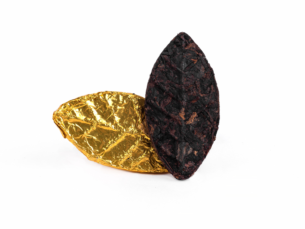 Чай Шу Пуэр "Stout Leaf" Золотой лист