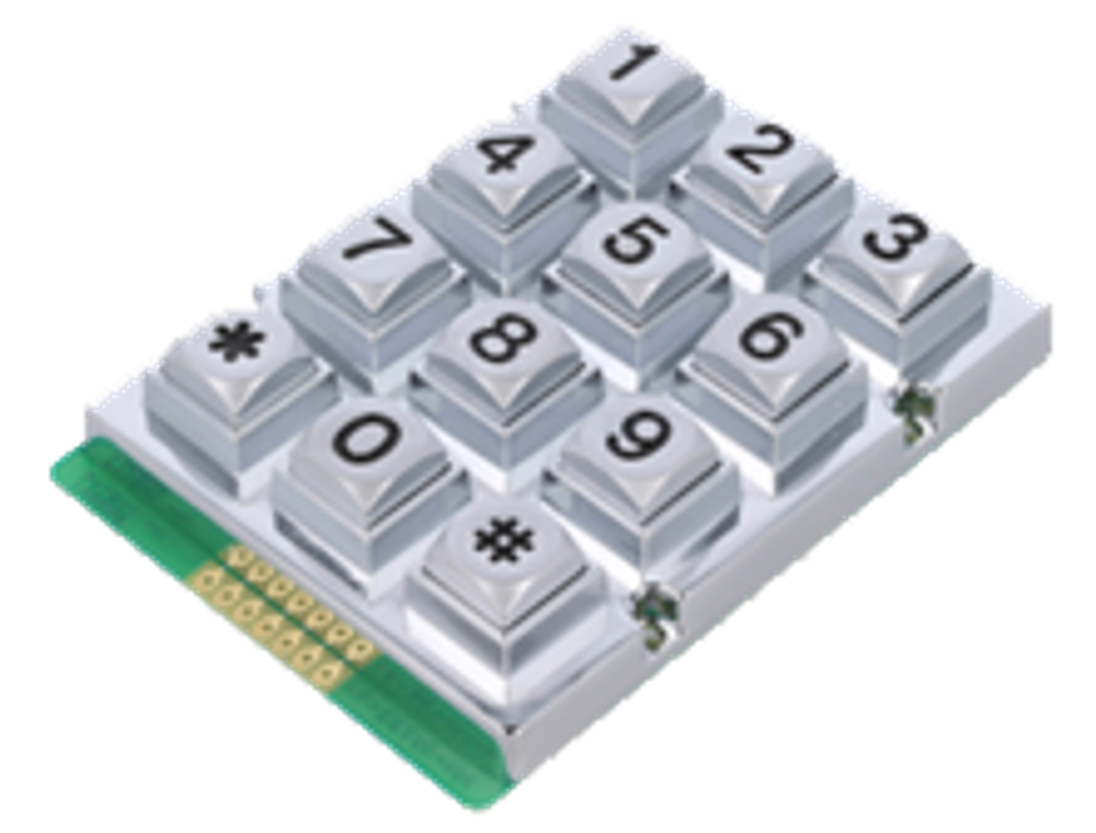 Клавиатура AK-207-N-SSB-WP-MM