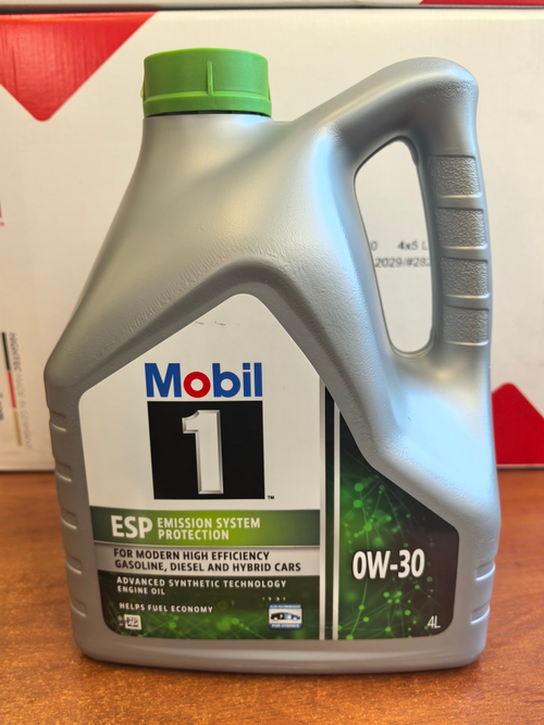 Масло моторное, Mobil 1 ESP 0W-30 Advanced Full Synthetic Engine Oil, 4 л