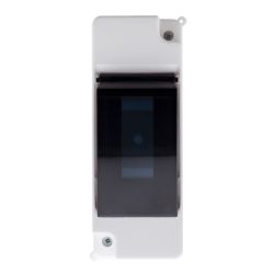Корпус пластиковый навесной ЭРА SIMPLE КМПн 1/2 IP30 прозрачная крышка белый | Корпуса пластиковые распределительные