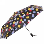 Зонт женский полуавтомат «Ultramarine - Геометрия», микс 6 цветов, 8 спиц, d-100см, длина в слож. виде 68см