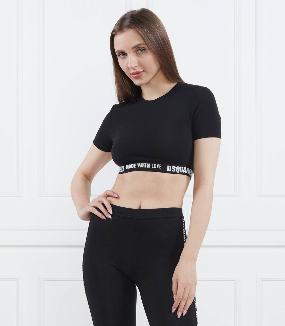 Топ Dsquared2 - черный(D8M244300)