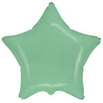 Шар фольгированный Звезда 46 см (Мятный)