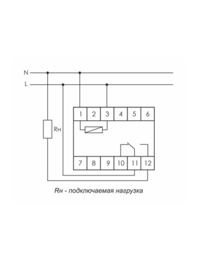 Реле времени PCR-513 8А 230В 1 перекл. IP20 задержка включ. монтаж на DIN-рейке F&F EA02.001.003