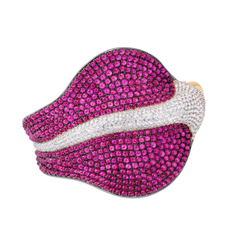 Браслет с Рубинами и Бриллиантами, Br0059-0/1