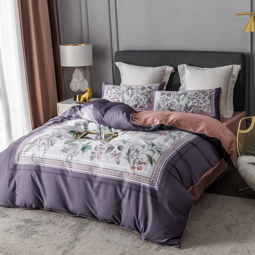 Комплект постельного белья Сатин Премиум на резинке CPAR028