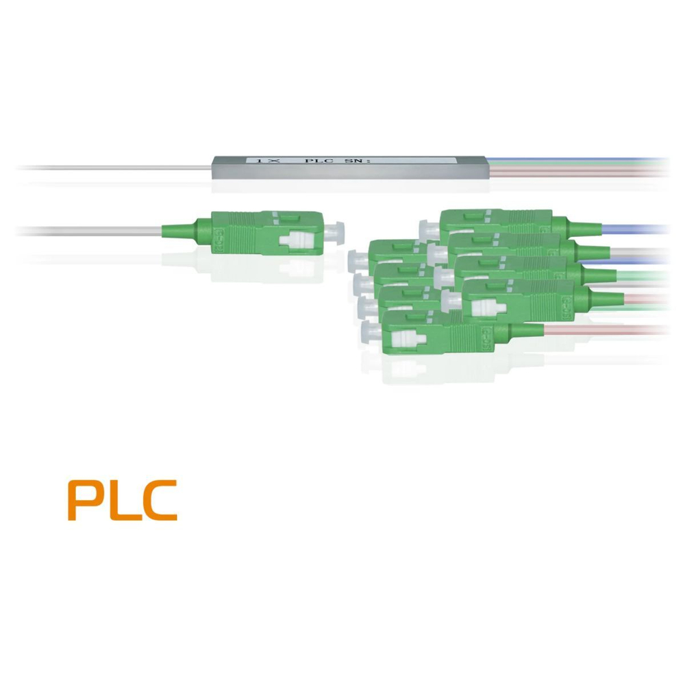 Делитель оптический планарный PLC-M-1x8, бескорпусный, разъемы SC/APC