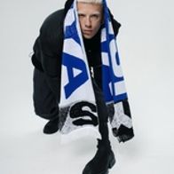 Шарф ISSAYA Deconstruction, синий