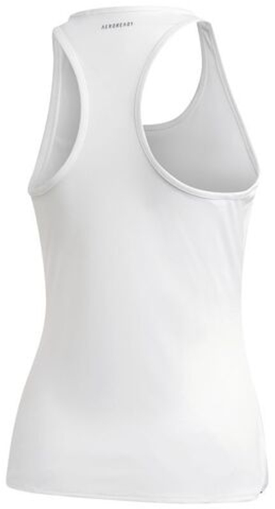 Женский топ теннисный Adidas Club Tank - white/matte silver/black