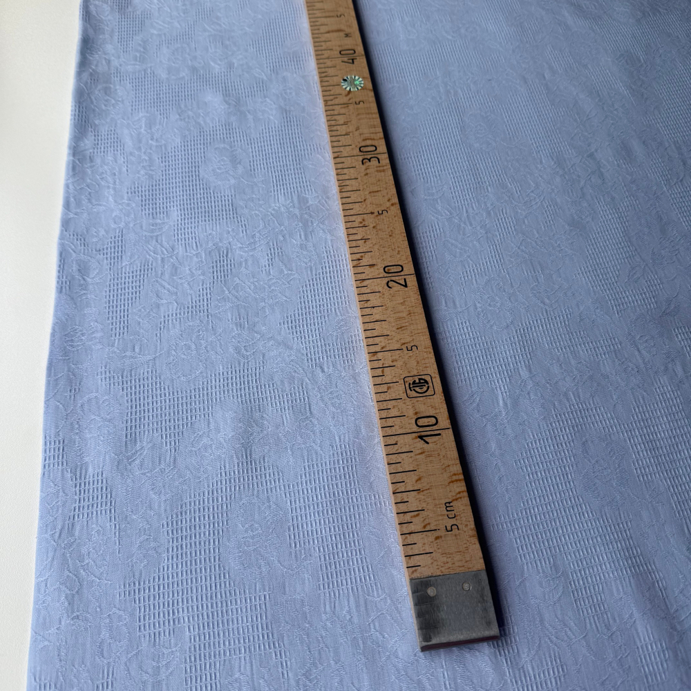 Хлопковый жаккард Голубой