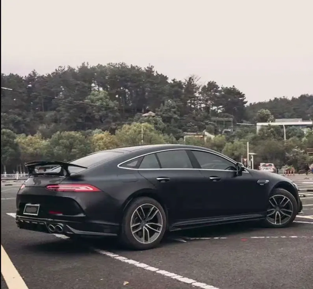 Карбоновые боковые юбки для MERCEDES BENZ AMG X290 GT43 GT50 GT53 GT63 2018+ АМГ Мерседес Бенц