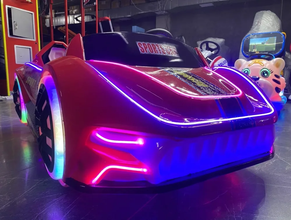Прокатный аттракцион «Двухместный Спорткар» Электромобиль