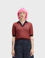 Джемпер-поло FRED PERRY Pointelle Knitted Shirt