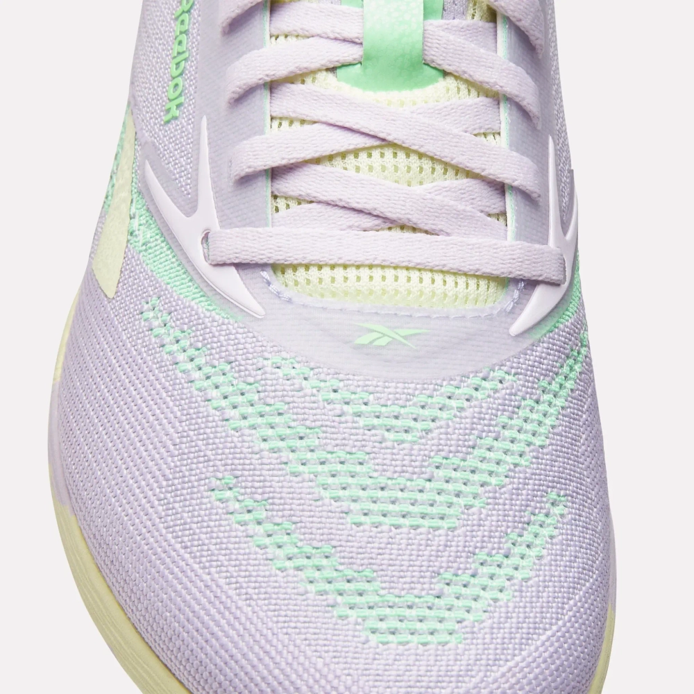 Кроссовки женские Reebok Nano X5 (Сиренево-Зеленые)
