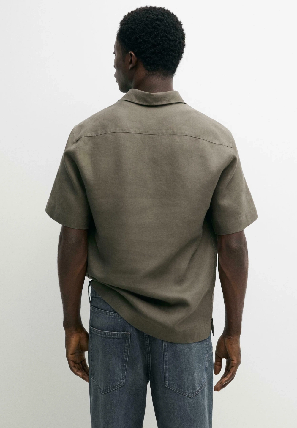 РУБАШКА MASSIMO DUTI - dark green