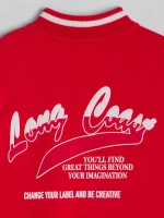 Красный бомбер для школы и сада