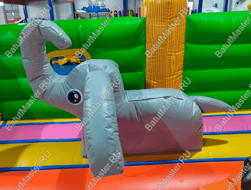 Коммерческий надувной батут «Прайд» с широким входом 12*7*6 м