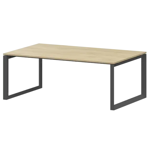 Стол переговорный на металлокаркасе НТМП.О.200.11  2000x1100x750 Аргентум-МП