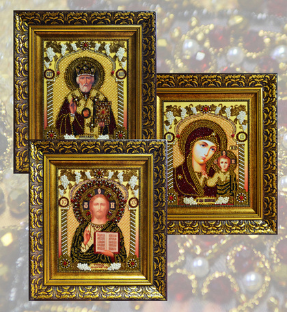 И-2в Комплект наборов для вышивания Иконостас